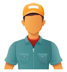 young man is handsome modern and promising vector illustration isolated on white background