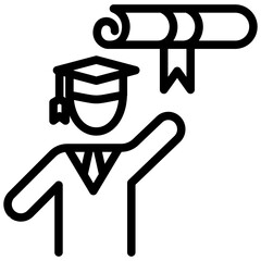 Education Outline Icon