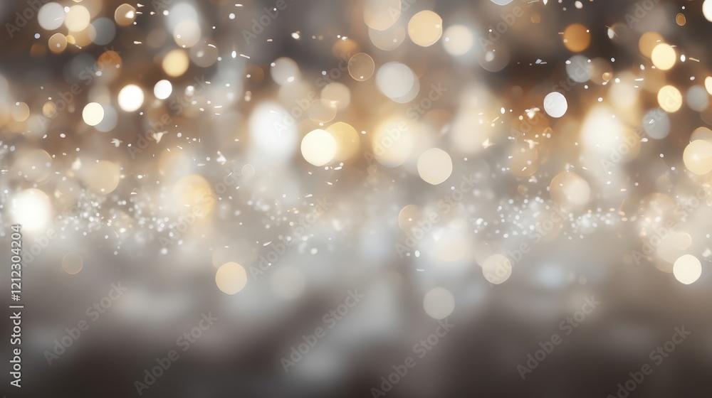Poster gentle gray and white bokeh background with soft texture creating a dreamy atmosphere for design, ph