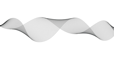 Abstract wave lines dynamic flowing colorful light isolated background. technology, modern, wallpaper, business card, banner, flyers, book cover illustration design element in concept of music, party,