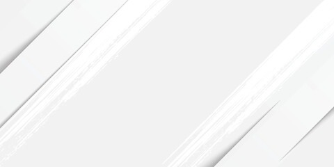 Obraz premium Abstract white background. Minimal geometric white light background modern design