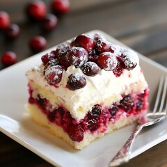 Cranberry Poke Cake Recipe 