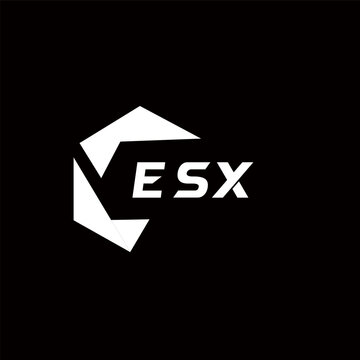 ESX creative minimalist letter logo. ESX unique vector initials alphabet letter logo design