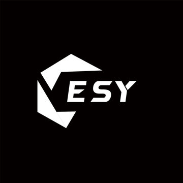 ESY creative minimalist letter logo. ESY unique vector initials alphabet letter logo design