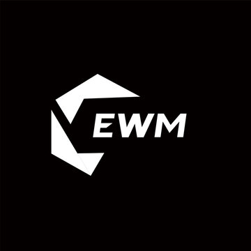 EWM creative minimalist letter logo. EWM unique vector initials alphabet letter logo design EWM creative minimalist letter logo. EWM unique vector initials alphabet letter logo design