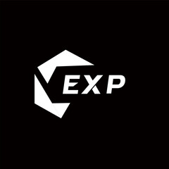 EXP creative minimalist letter logo. EXP unique vector initials alphabet letter logo design EXP creative minimalist letter logo. EXP unique vector initials alphabet letter logo design