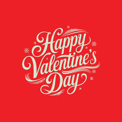 Beautiful Valentines Day Lettering for Romantic Celebrations with Heart Elements