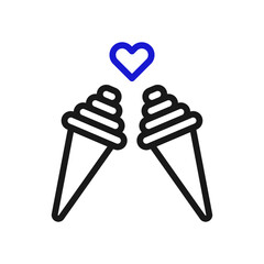 Ice Cream Cones Love Celebration