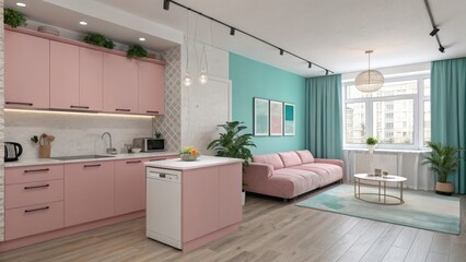 Fototapeta premium modern living room