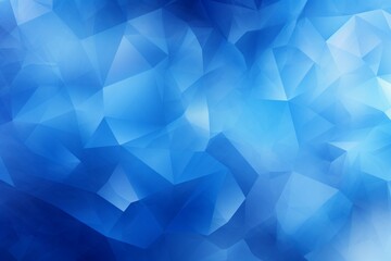Obraz premium Blue abstract low poly geometric background creating stunning visual effect