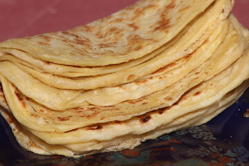 Moroccan Msemmen Close-up