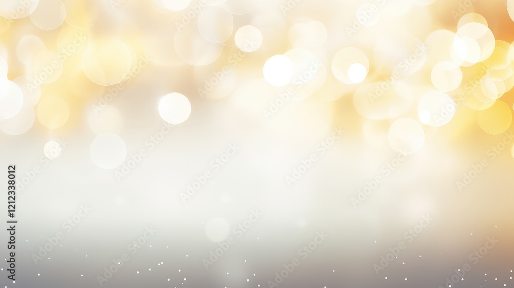 Poster abstract white background banner with soft bokeh effect for creative projects, presentations, and pr
