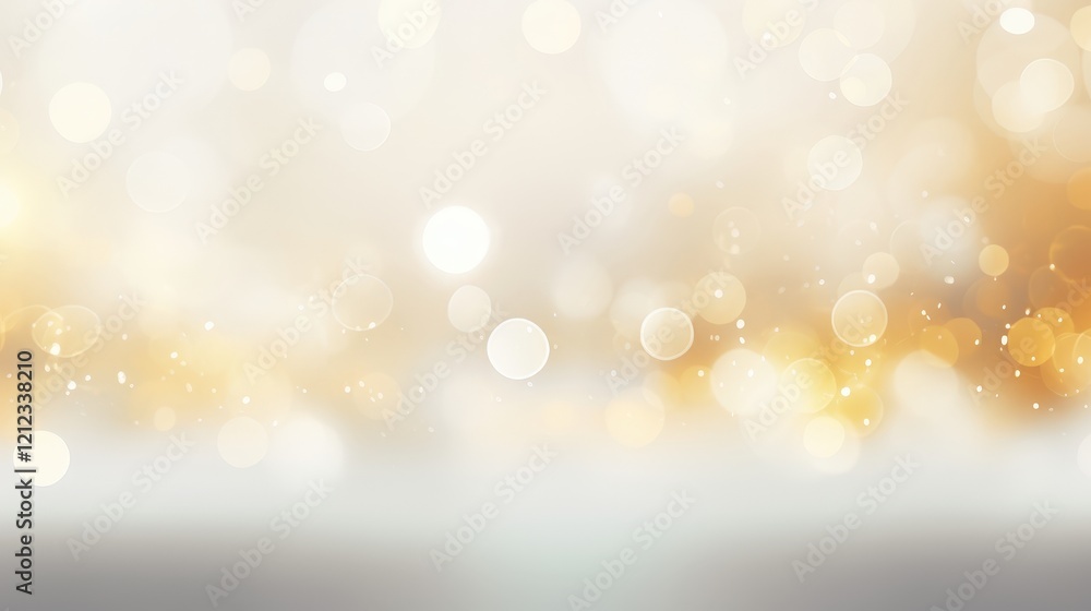 Poster abstract background with elegant bokeh effect and soft light falling on a white surface for creative