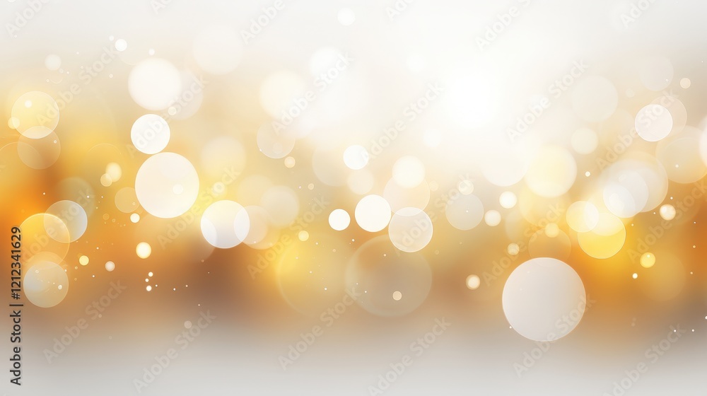 Poster abstract white background banner with soft bokeh effect for modern design and creative projects