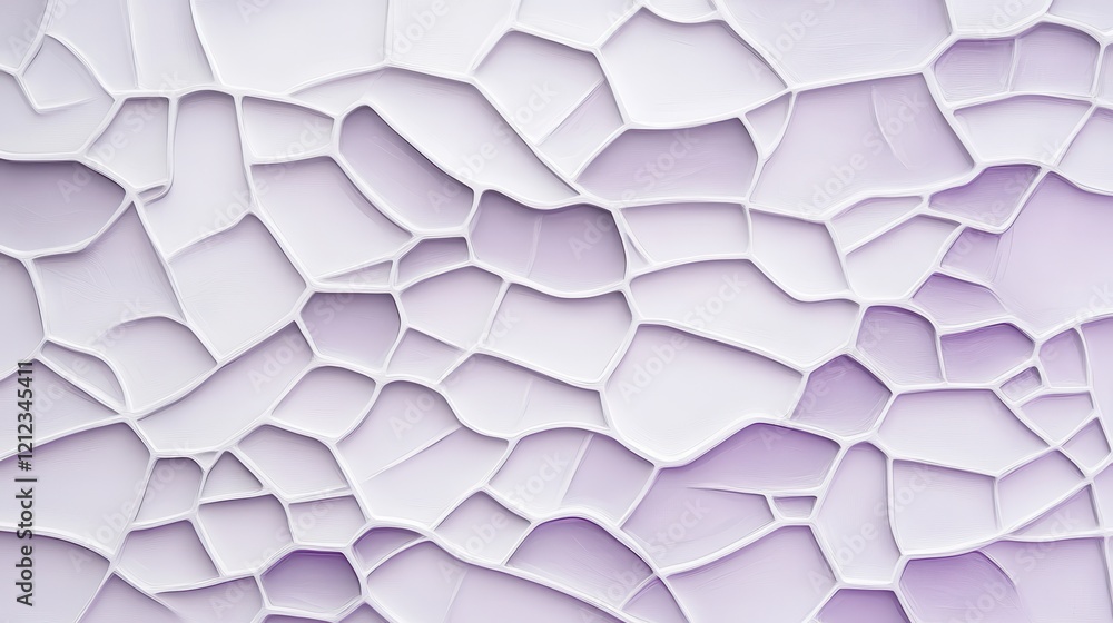 Poster elegant geometric patterns on pale lavender background abstract design visual art digital creation a