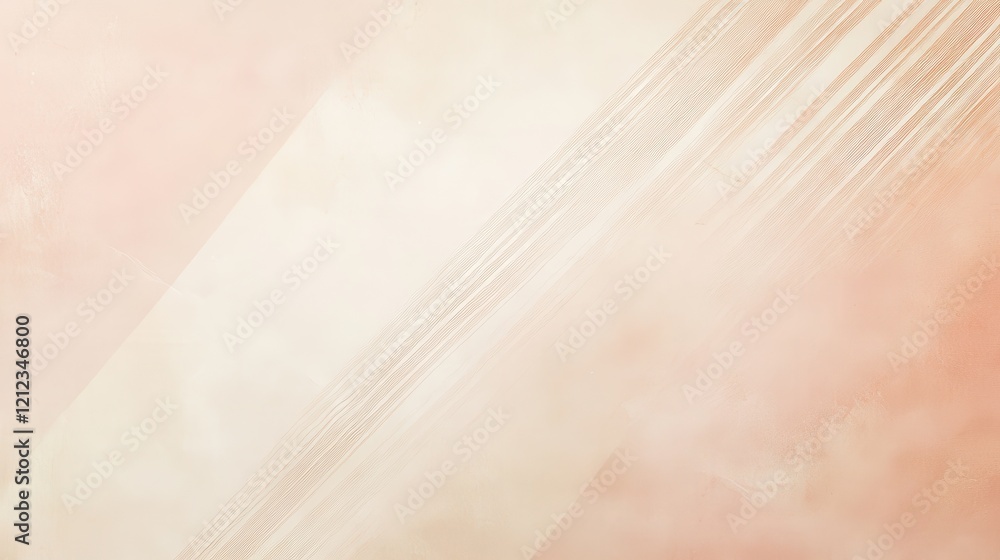 Poster subtle peach background with diagonal texture abstract design digital art modern aesthetics close-up