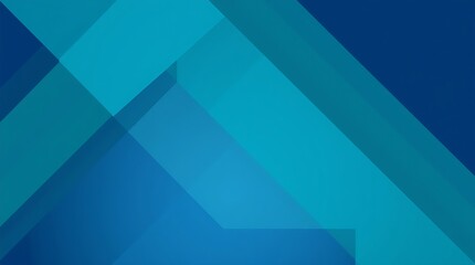 Obraz premium Modern digital abstract background featuring geometric diagonal layers in shades of blue, creating depth and a three-dimensional effect, perfect for design and presentations.