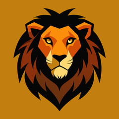 lion head vector illustration