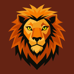lion head vector