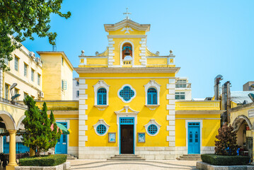 Chapel of St. Francis Xavier at Macau, Macao, China. Translation: 