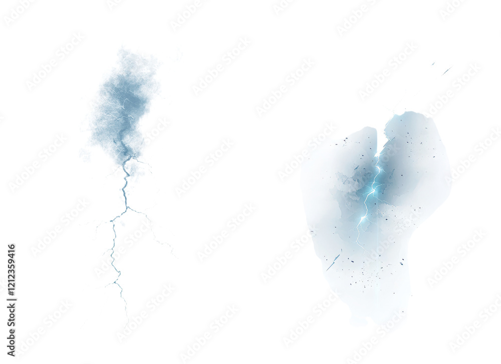 Fototapete add realistic lightning effects to your photo edits with real lightning png elements