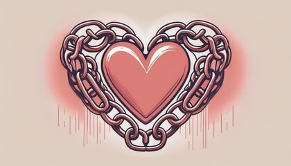 love chain vintage aesthetic