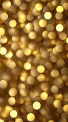 Obraz premium Golden Bokeh Lights Background Abstract Sparkle Design