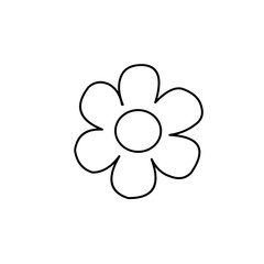 Flower Hand draw vector