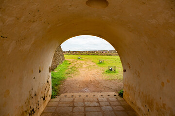 Obraz premium Fort Galle, or Dutch Fort, is a historic landmark located in Galle, a coastal city in southern Sri Lanka. Travel in Asia, Indian Ocean