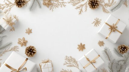 This display of sophisticated decor encapsulates the magic of the festive season.