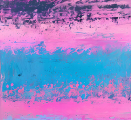 Obraz premium Sugar cotton pink clouds vector design background. Glamor fairytale backdrop. Plane sky view with stars and sunset. Watercolor style texture. Delicate card.generative ai