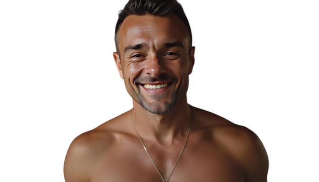 Smiling Man with Beard