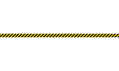 Yellow warning tape. Crime scene tape. Police line do not cross. Barricade Tape