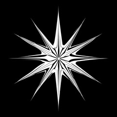 Obraz premium Abstract star graphic design, for background use