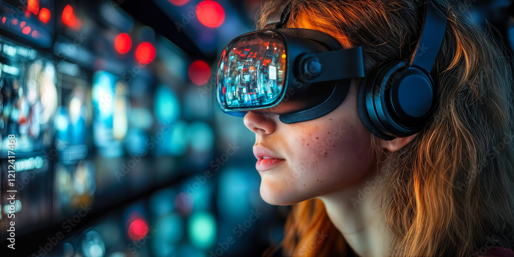 Aufkleber immersive virtual reality learning: ai-powered personalized experience in simulated environments for