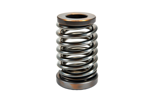 Coil Spring Buffer on transparent background