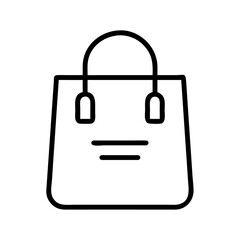 Obraz premium Shopping bag icon for ecommerce and retail