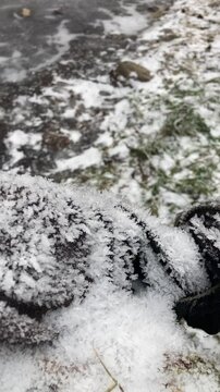 A frosty winter hike to Tomasovsky view, a stunning rock formation offering breathtaking vistas in Slovensky Raj National Park, Slovakia