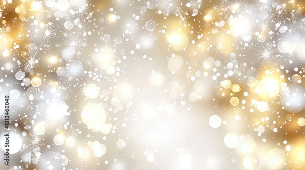 Poster vintage shimmering lights background with soft bokeh effect for elegant design projects