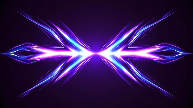 binary code pattern with a blue neon glow Binary Numbers 