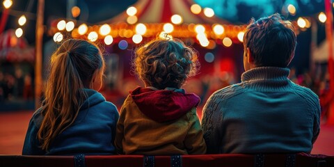 Fototapeta premium Family Fun at the Circus