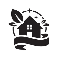 House Logo Icon Vector Art And Illustration