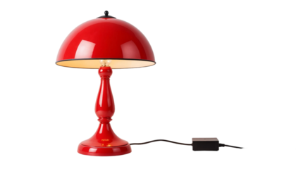  Red table lamp png