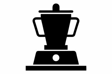 Blender Silhouette Icon - Black Vector Design.