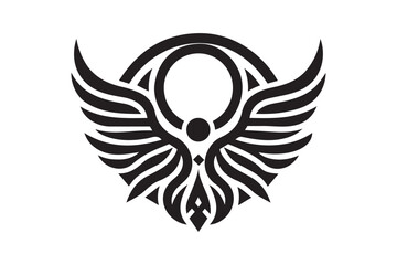 Wing Style Ornament Design Vector Illustration