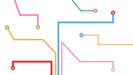 circuit board background. pattern with microchip.