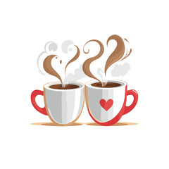 Wedding  and love concept vector illustration