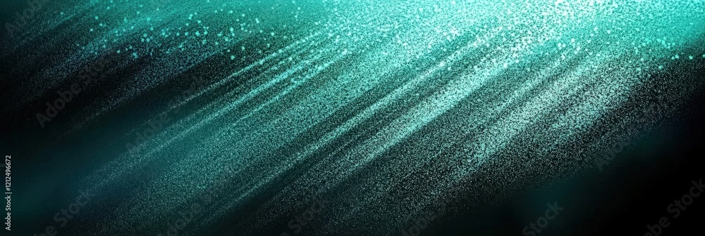 Poster dark teal textured background with mysterious atmosphere and gentle light rays for creative projects