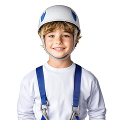 Child engaging in rock climbing activity outdoor adventure photo natural environment close-up exploration