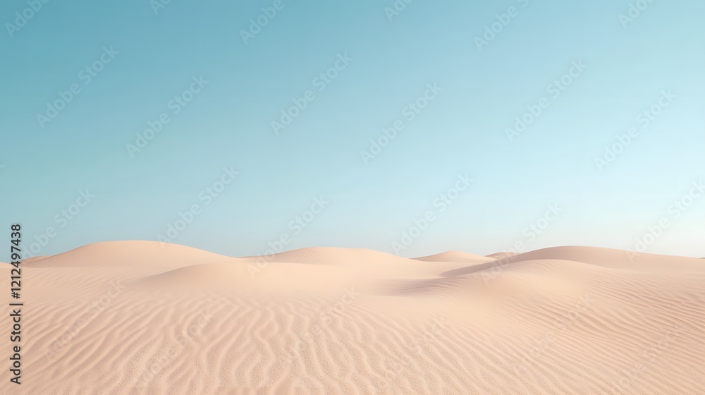 Poster smooth sand dune texture with blank center for text or graphics